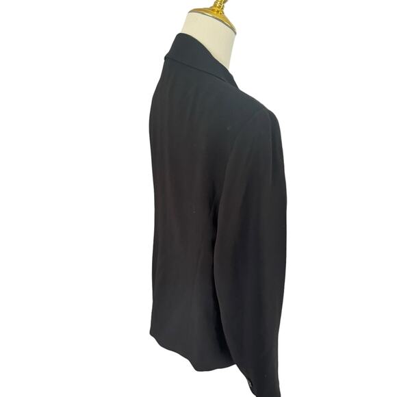 Marina Rinaldi Black Classic Italian Blazer Jacket Giacca Tailored Plus Size - Picture 7 of 14